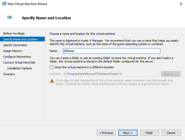 在 Hyper-V 上安装 pfSense 防火墙教程  第5张