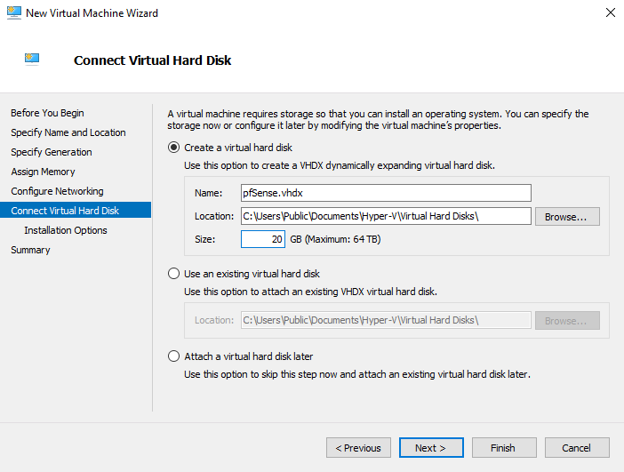 在 Hyper-V 上安装 pfSense 防火墙教程  第9张