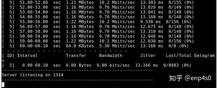 带宽测试工具iperf3使用方法详解 第7张 带宽测试工具iperf3使用方法详解 第7张